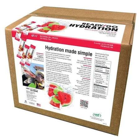 Ready Go Hydration Watermelon Limeade, 500PK NXHLA01-500